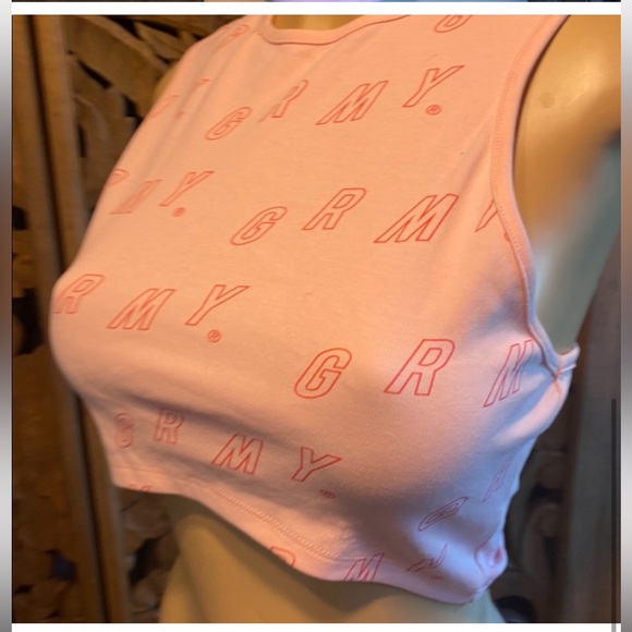 GRMY- pink crop tank top NWOT - Picture 1 of 7